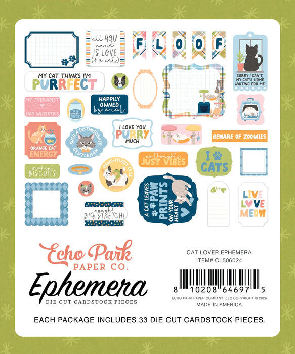 Ephemera Cat Lover