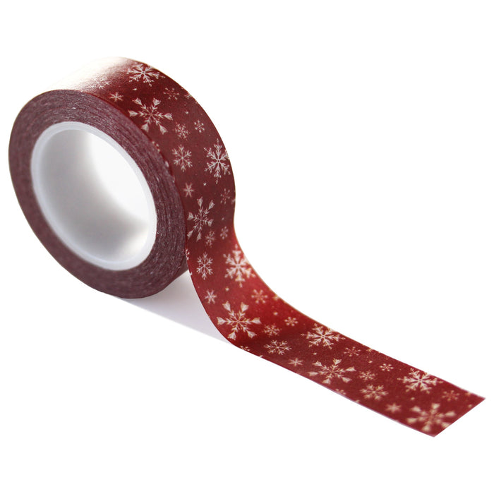 Washi Tape - Flocons de neige brillants pour Noël