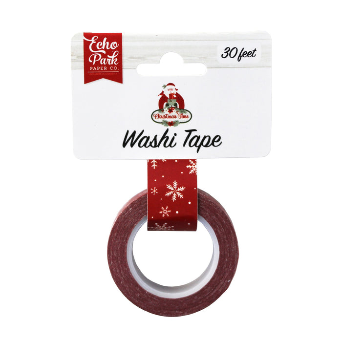 Washi Tape - Flocons de neige brillants pour Noël