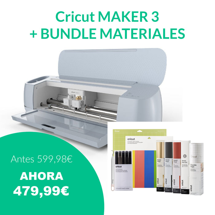 PROMO MADRE Cricut Maker 3 + Bundle Materiales