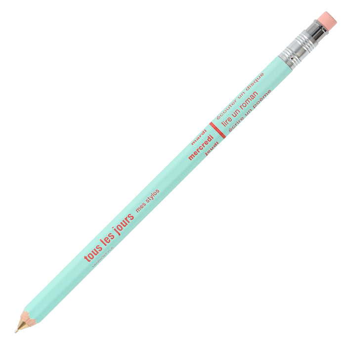 Mechanical Pencil with Eraser Days Mint Clear MARK´S