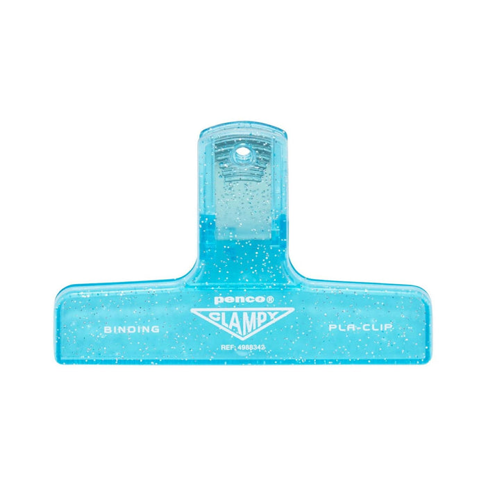 Plastic Clip / Glitter / Light Blue