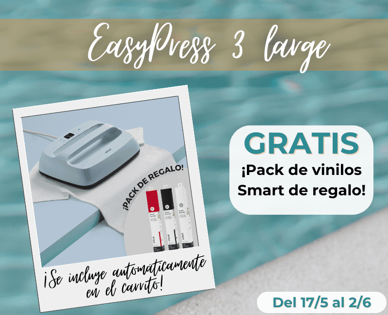 OFERTA FLASH - Cricut EasyPress 3 Large + Pack de Regalo