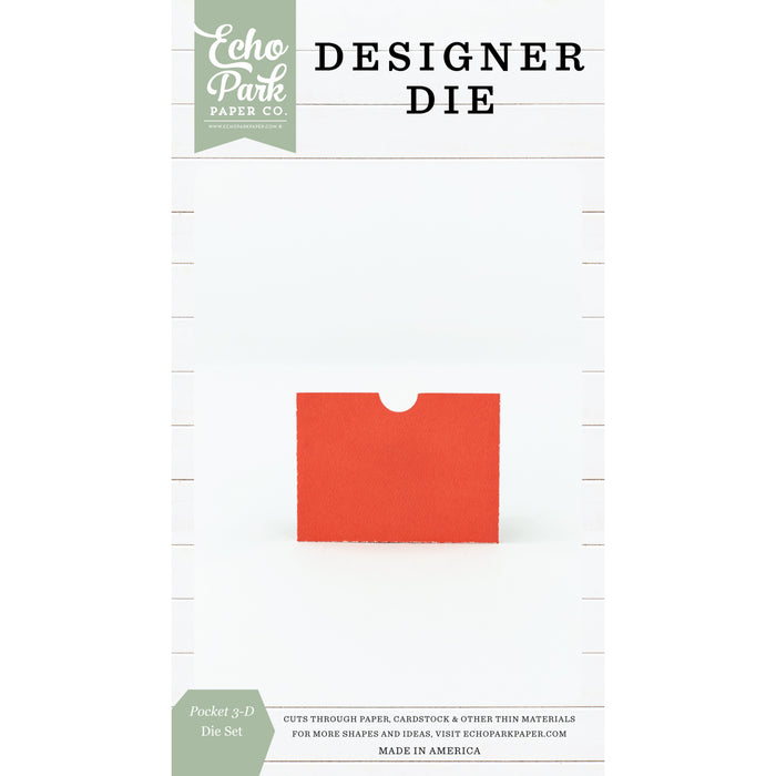 Pocket 3-D Die Set Designer Dies and Stamps