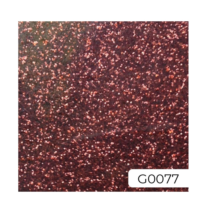 Fashion Glitter textile vinyl 2 A4 Bronze