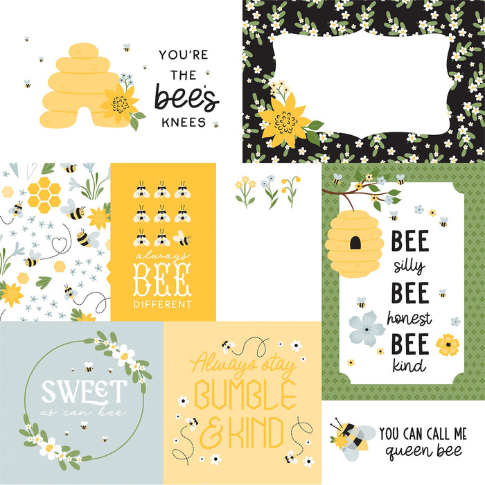 Papel Multi Journaling Cardsl Happy As Can Bee