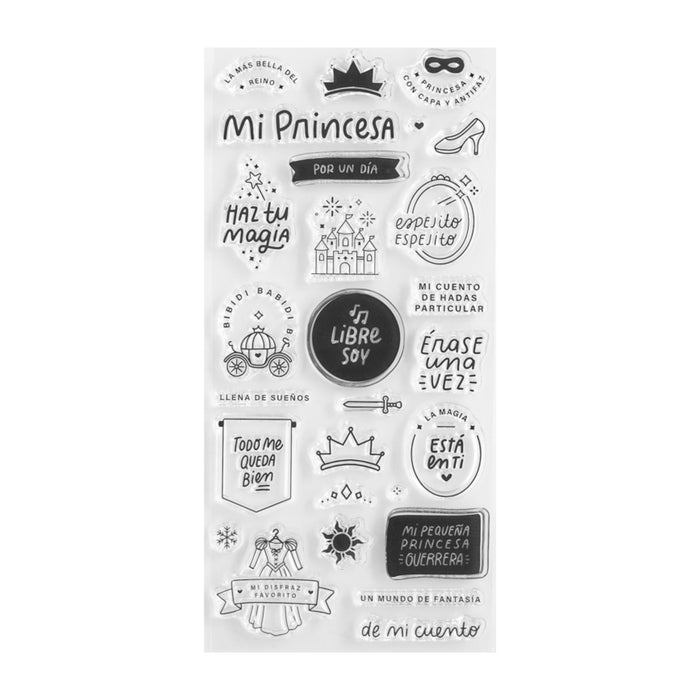 Acrylic stamp Princess Little M