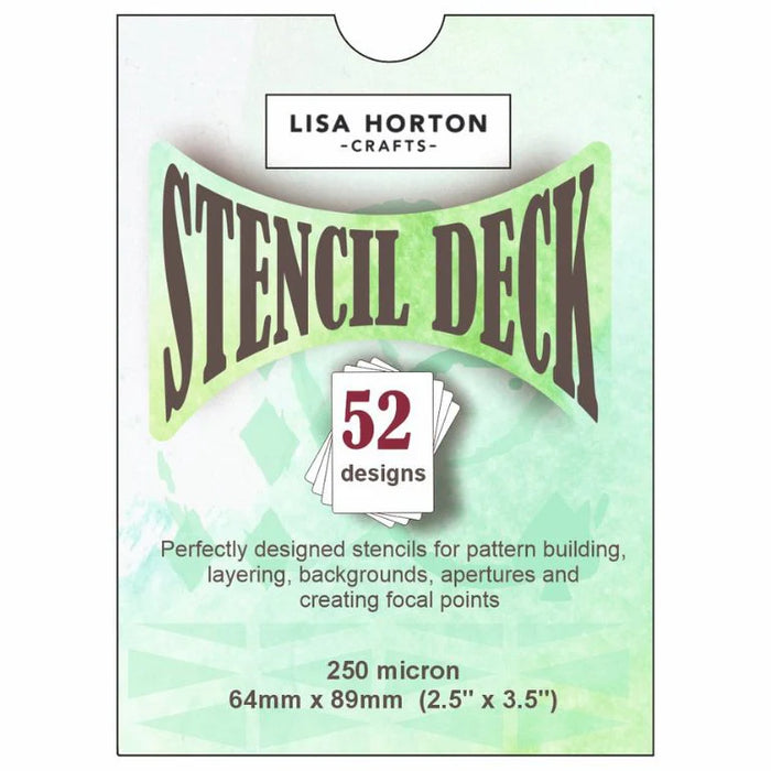 The Stencil Deck Volume 1 Set Lisa Horton Crafts