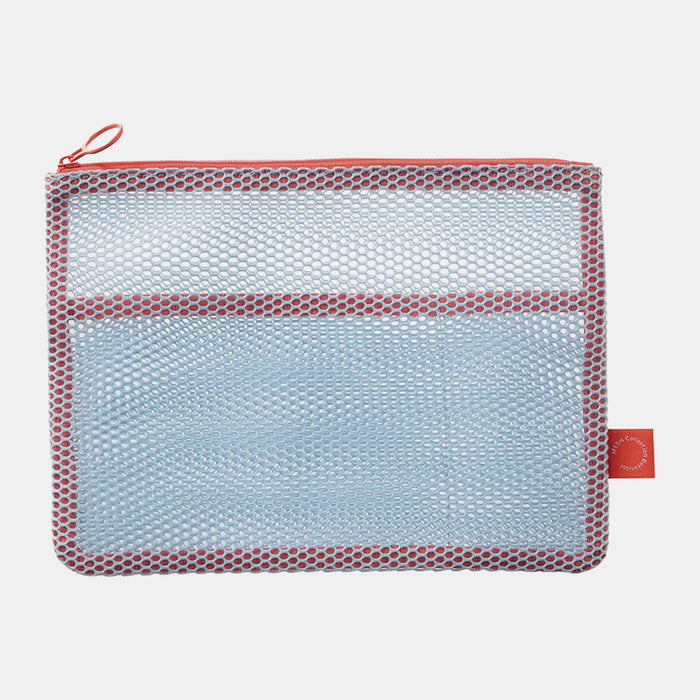 Estuche Plano A5 Mesh - Azul