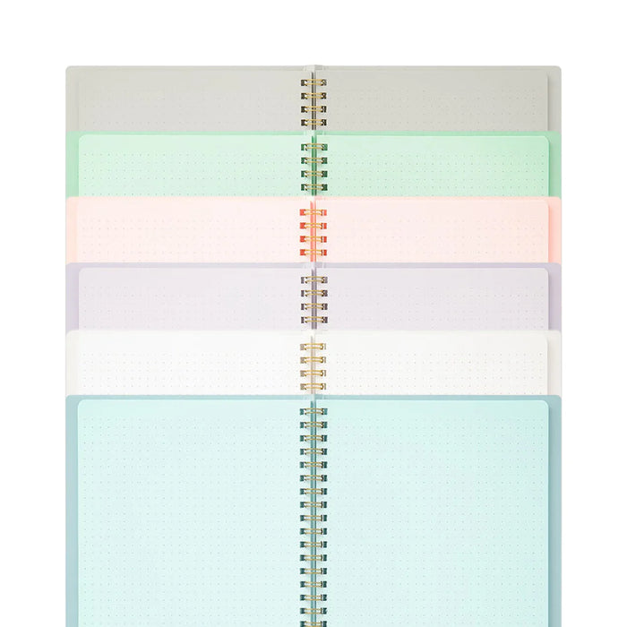 Ring notebook (A5) Color Dot Grid Blue