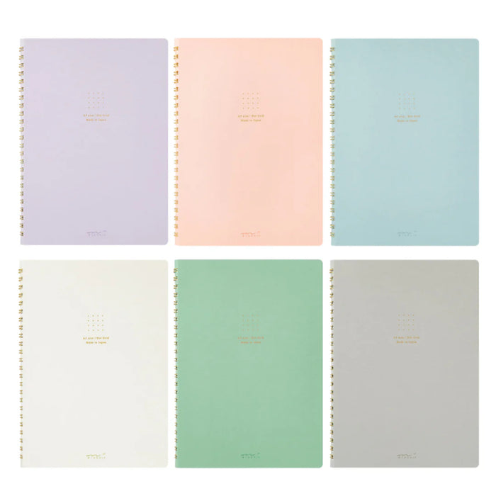 Ring notebook (A5) Color Dot Grid Blue