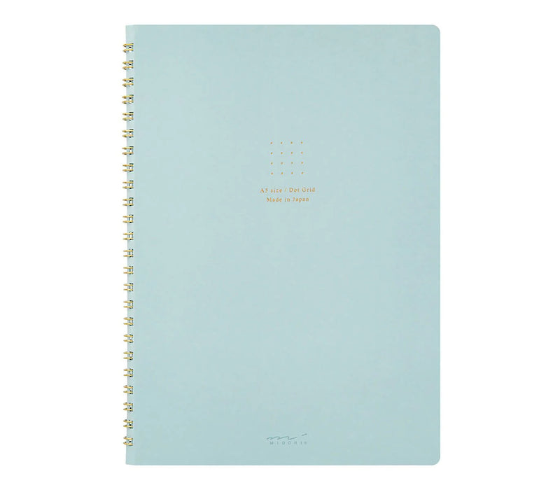 Ring notebook (A5) Color Dot Grid Blue