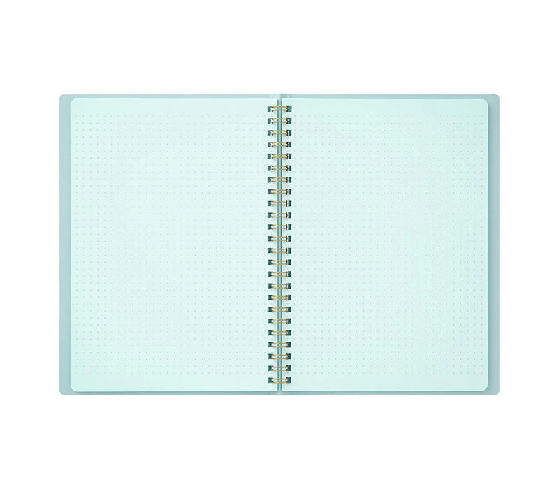 Ring notebook (A5) Color Dot Grid Blue