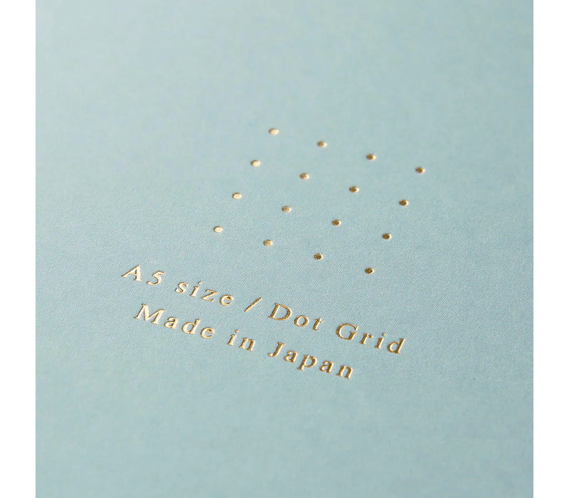 Ring notebook (A5) Color Dot Grid Blue