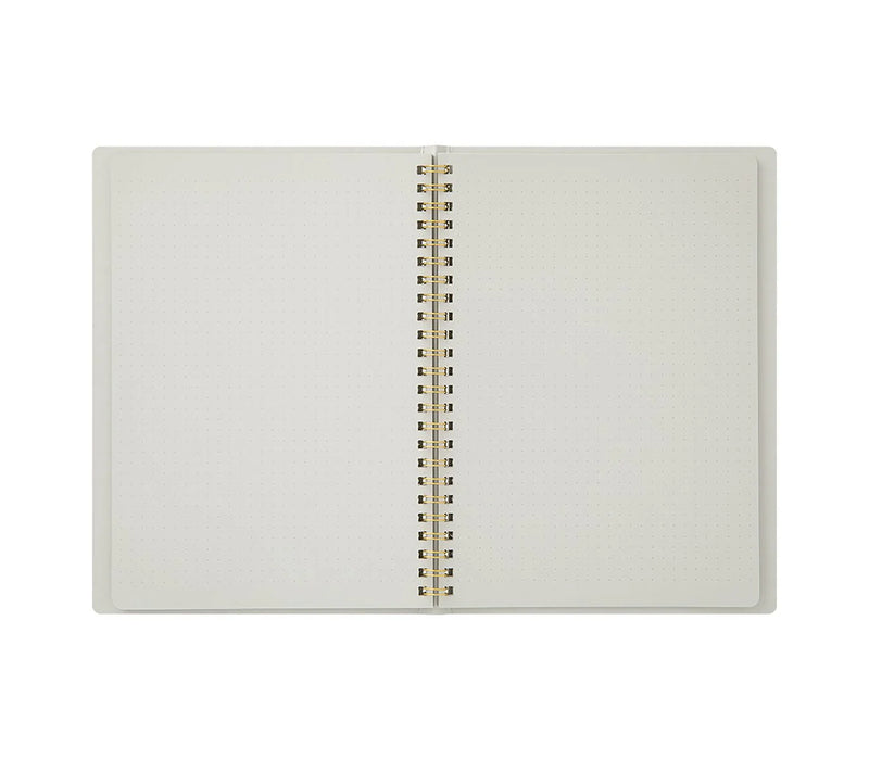 Ring notebook (A5) Color Dot Grid Gray