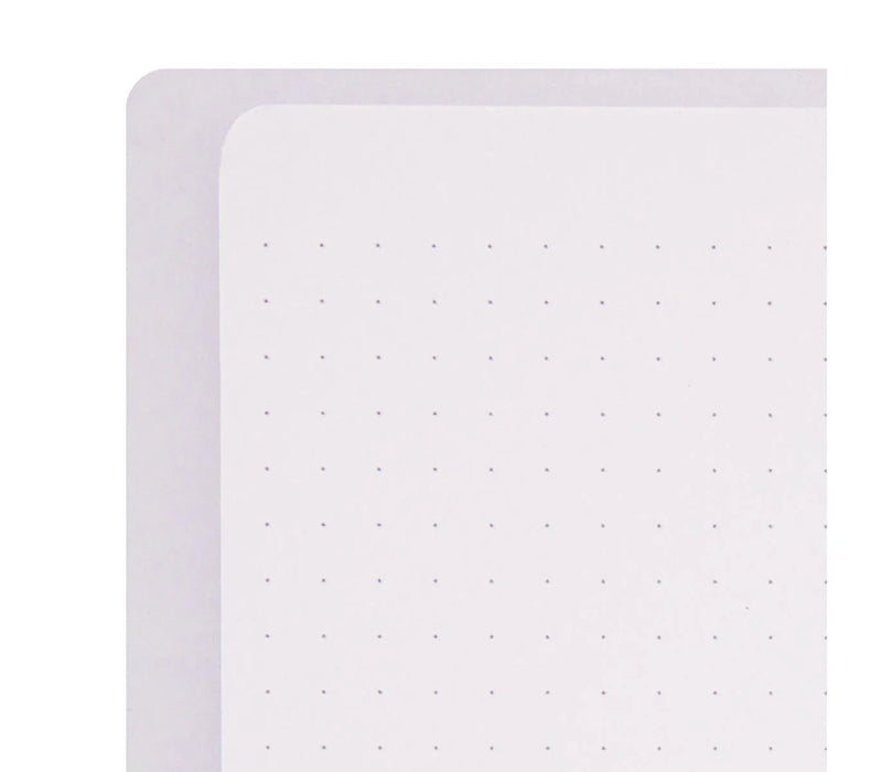 Ring notebook (A5) Color Dot Grid Purple