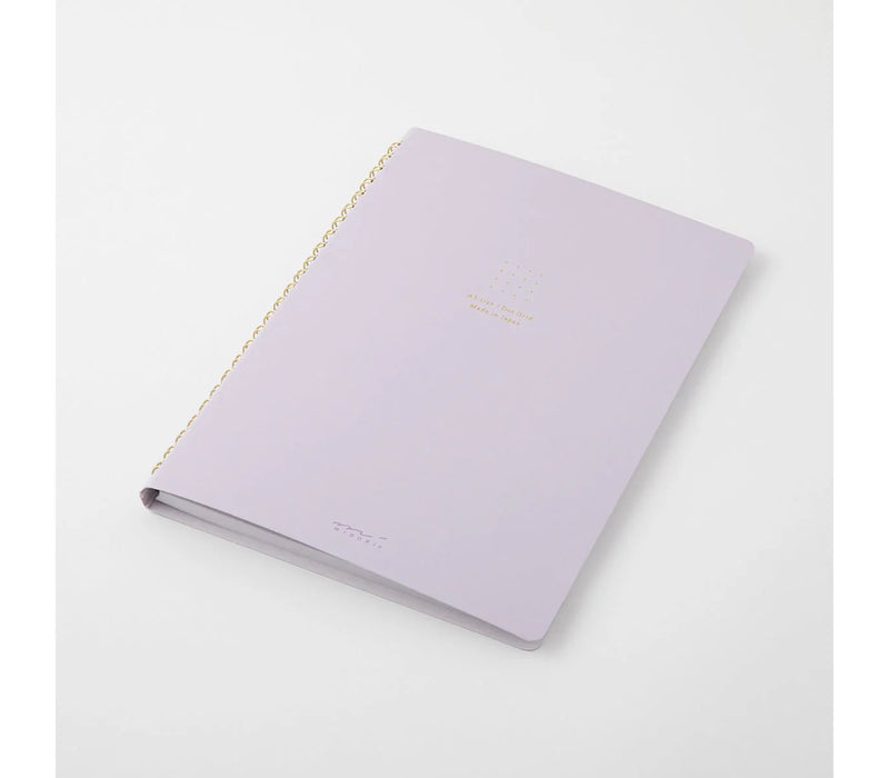 Ring notebook (A5) Color Dot Grid Purple
