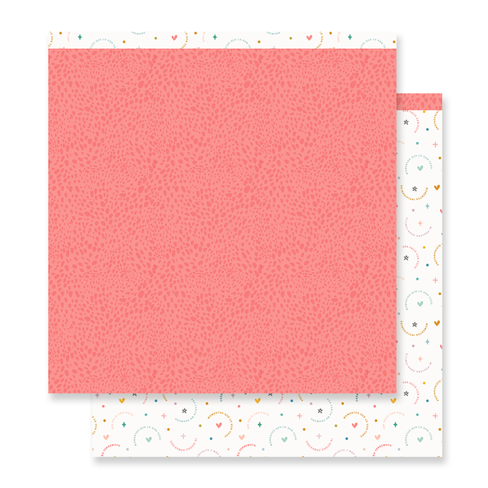 Grand bloc de papier double face Little M