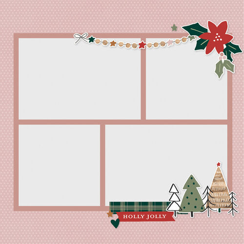 Simple Pages Page Kit Boho Christmas