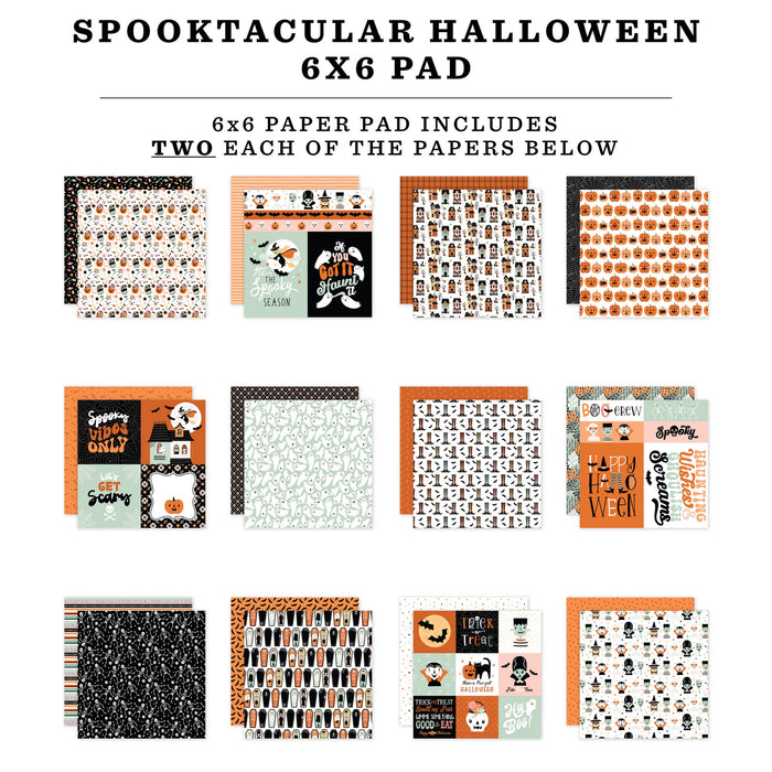 Block Papeles Pequeño Spooktacular Halloween