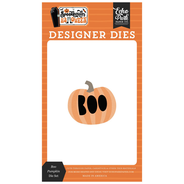 Boo Pumpkin Die Set Spooktacular Halloween