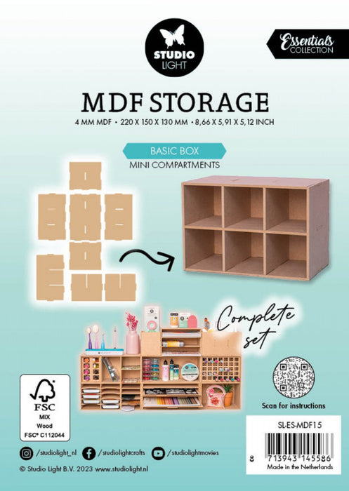 Basic Mini Compartments Storage Box