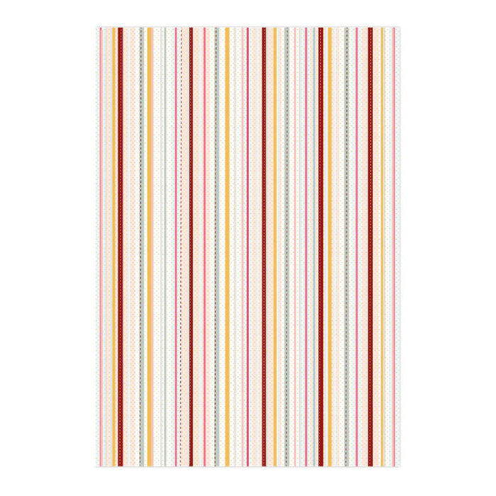 Tela de encuadernar estampada 35x50 cm Babe It's Cold Outside Rayas