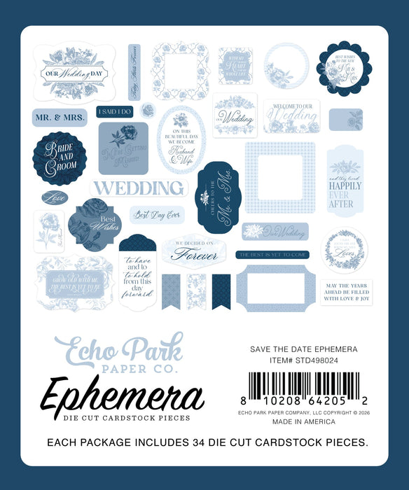 Ephemera Save The Date