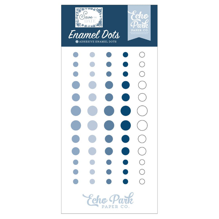 Enamel Dots Save The Date