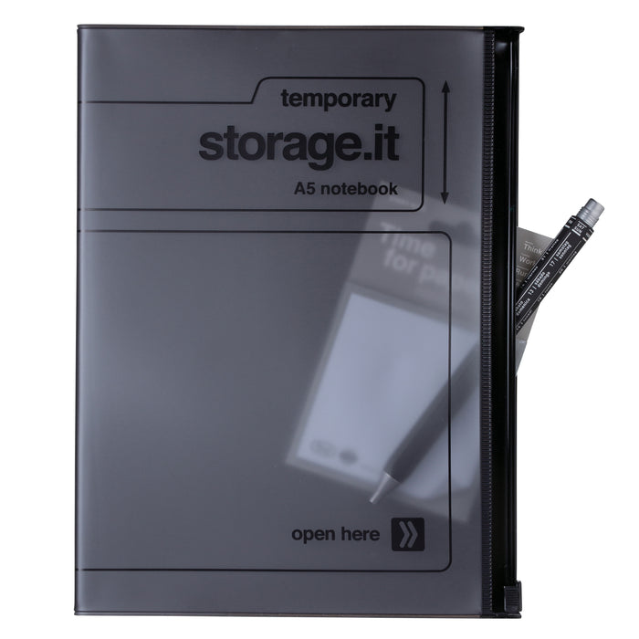 Carnet A5 storage.it Noir MARK'S