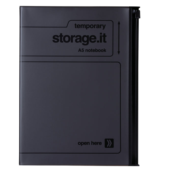 Carnet A5 storage.it Noir MARK'S