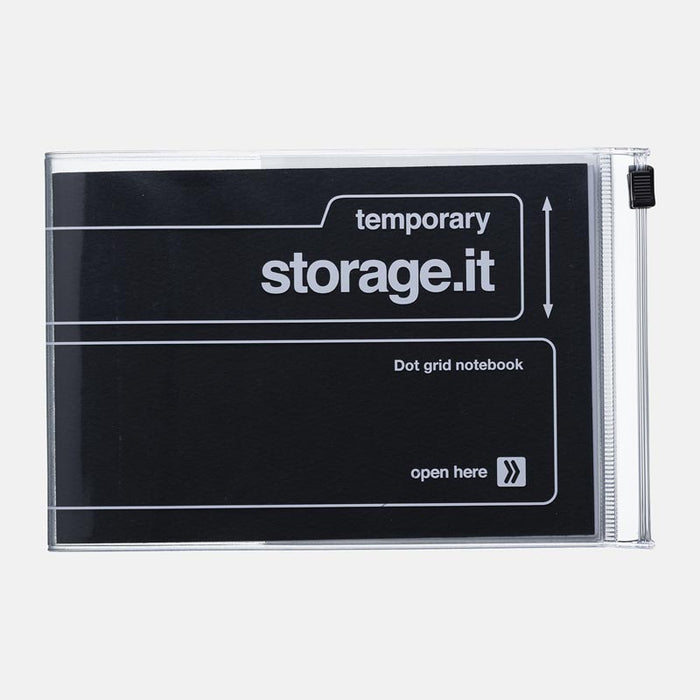 Cuaderno A6 Escritorio, storage.it  - Negro MARK´S