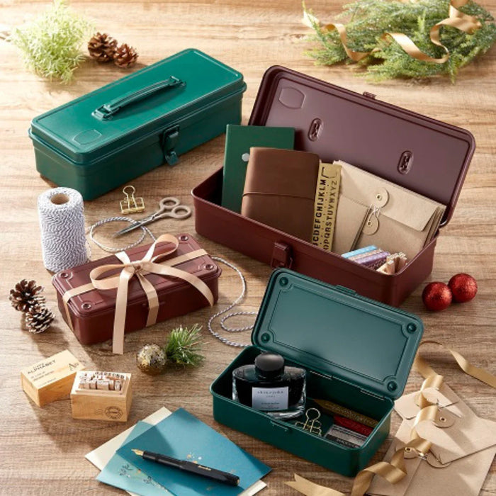 Toyo Steel Tool Box Caja de herramientas T-320 Antique Green