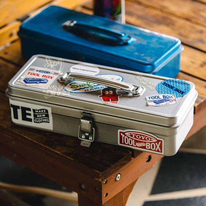 Toyo Steel Tool Box Caja de herramientas  T-320 Blue Grey