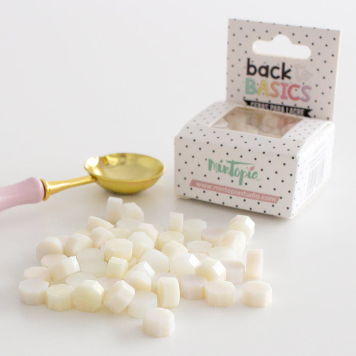 Sealing wax pearls set Iridescent Back to Basic