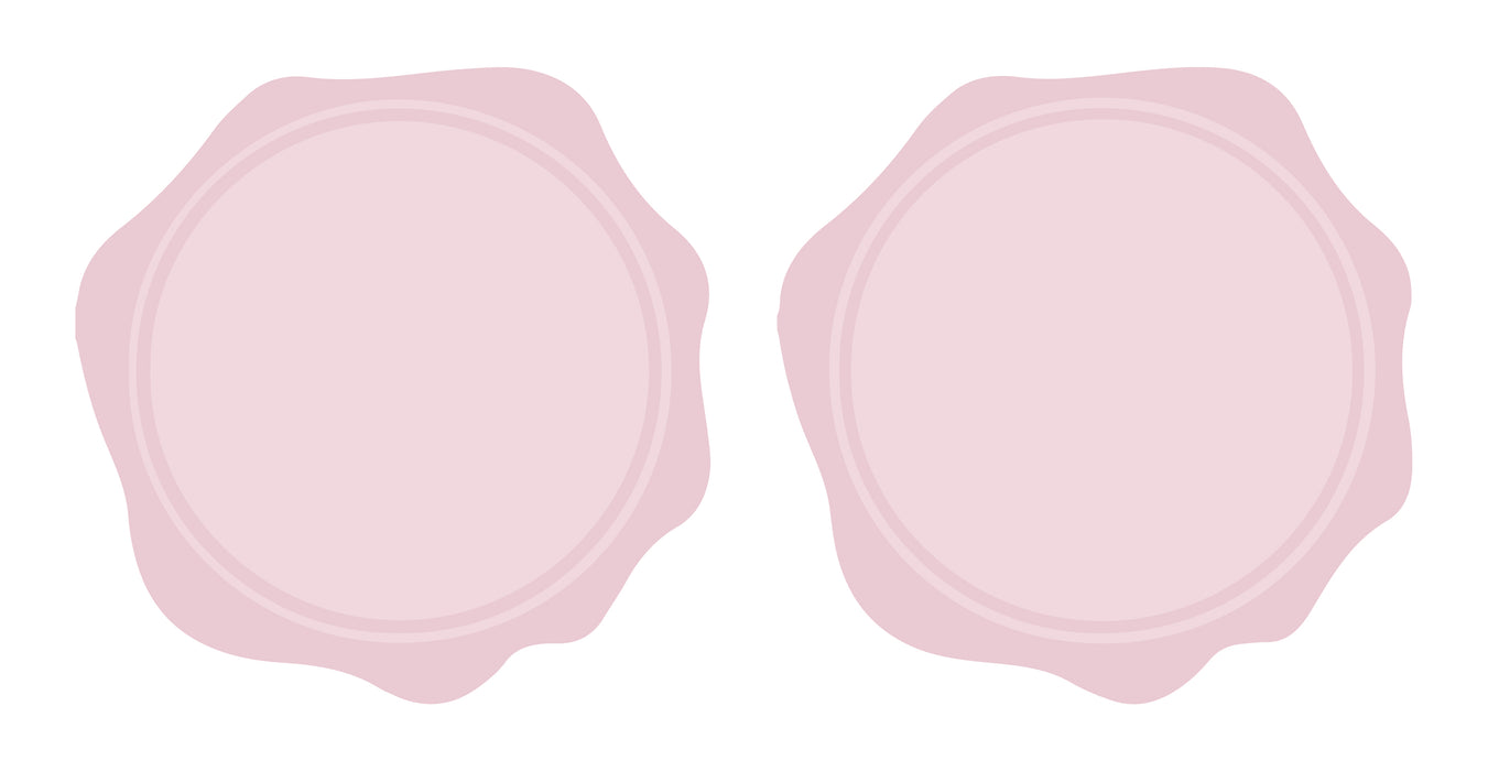 Ensemble de perles de cire rose pastel retour à l'essentiel