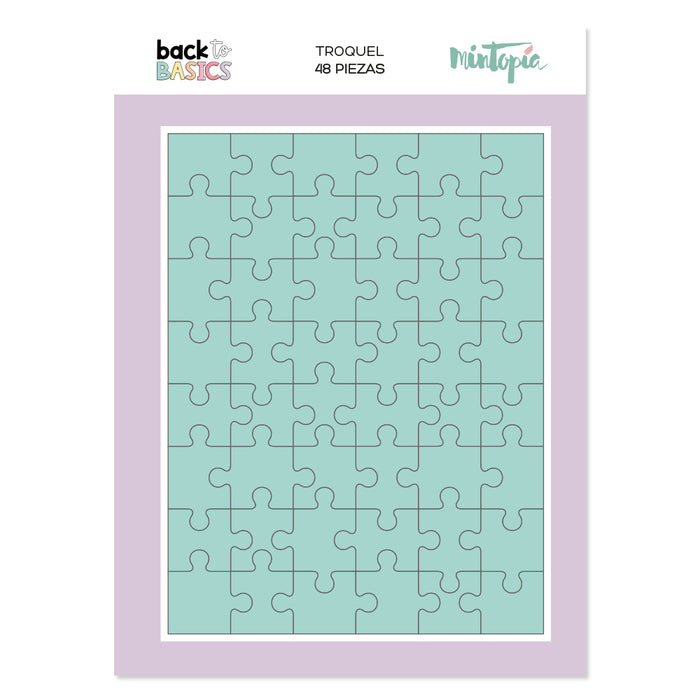 Troquel Puzzle 6"x8" Back to Basics