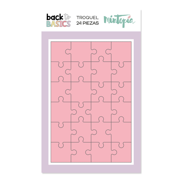 Troquel Puzzle 4"x6" Back to Basics