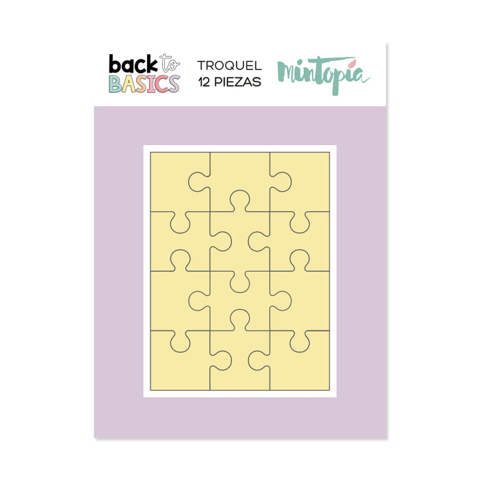 Troquel Puzzle 3"x4" Back to Basics