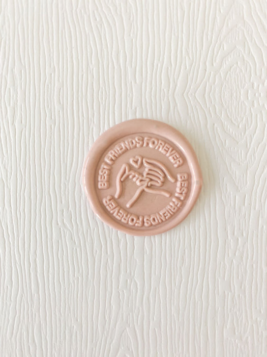 Best Friends Forever Wax Seal Stamp WITHOUT HANDLE by Mintopía