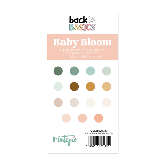 Pad Papeles 15 x 7,5 cm Baby Bloom