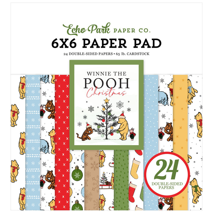 Block Papeles Pequeño Winnie The Pooh Christmas