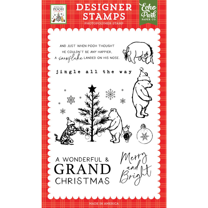 Grand Christmas Stamp Set Winnie The Pooh Christmas