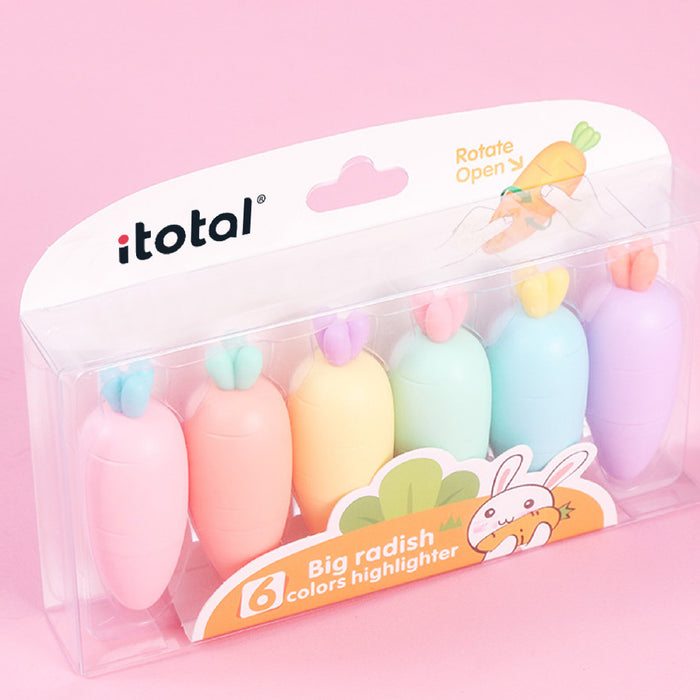 Carrot Macaron Markers Set