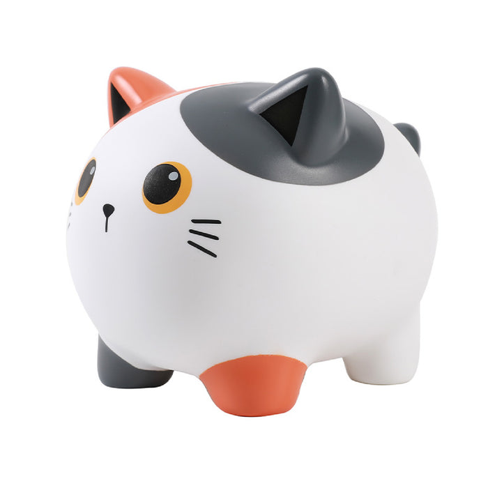 Orange Cat Piggy Bank