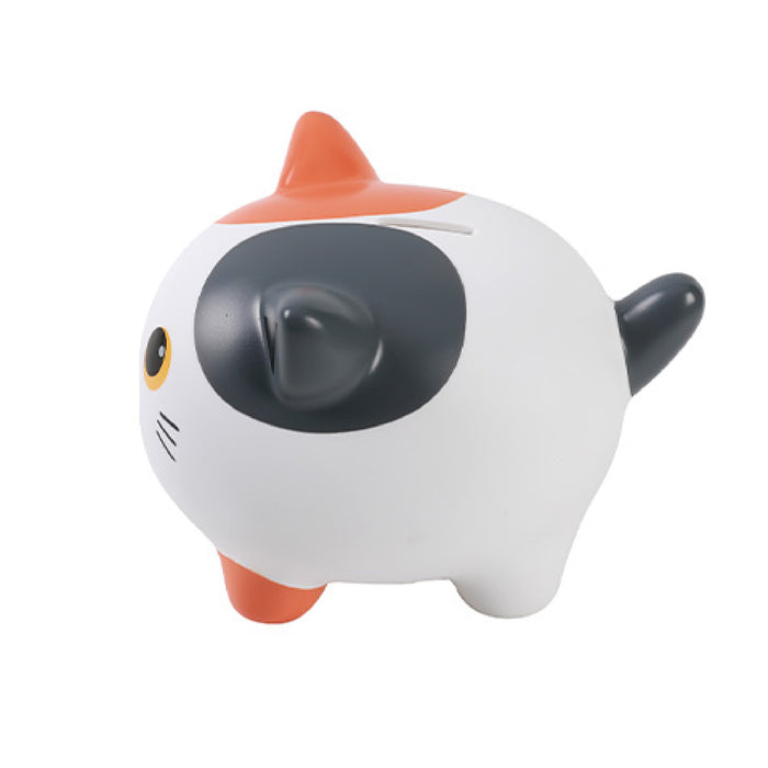 Orange Cat Piggy Bank