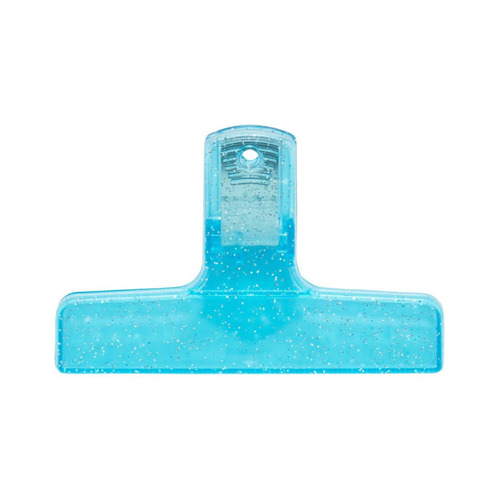 Plastic Clip / Glitter / Light Blue
