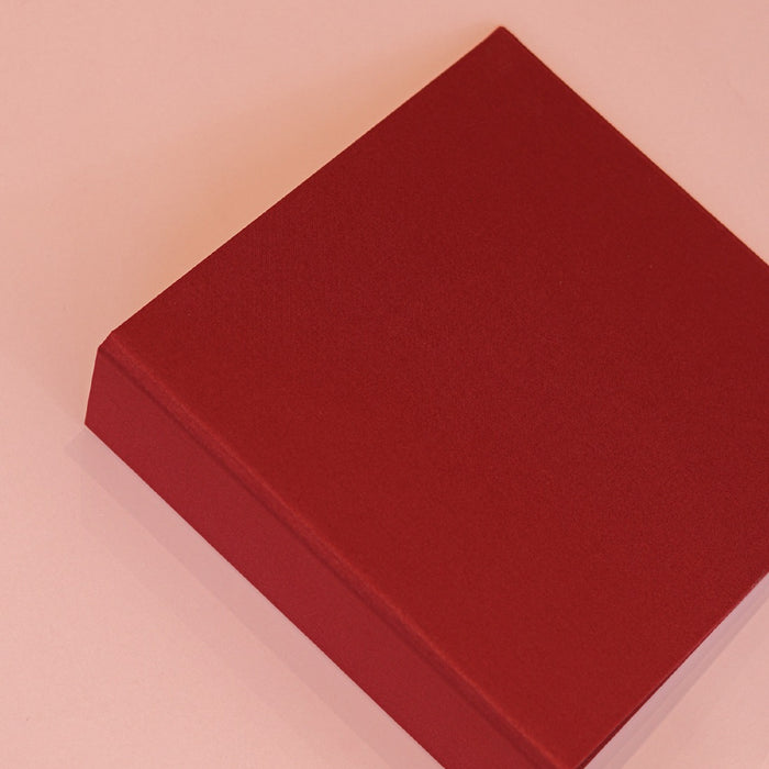 Holly Jolly Album 6x8 Wide Spine Stoff Burgund