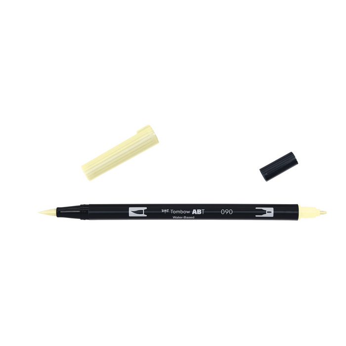 Tombow Dual Brush-Pen Aquarelle Marqueur Abt 090 Citron Crème