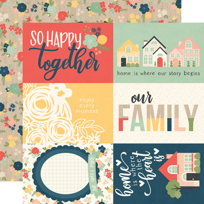 Papel 4x6 Elements So Happy Together